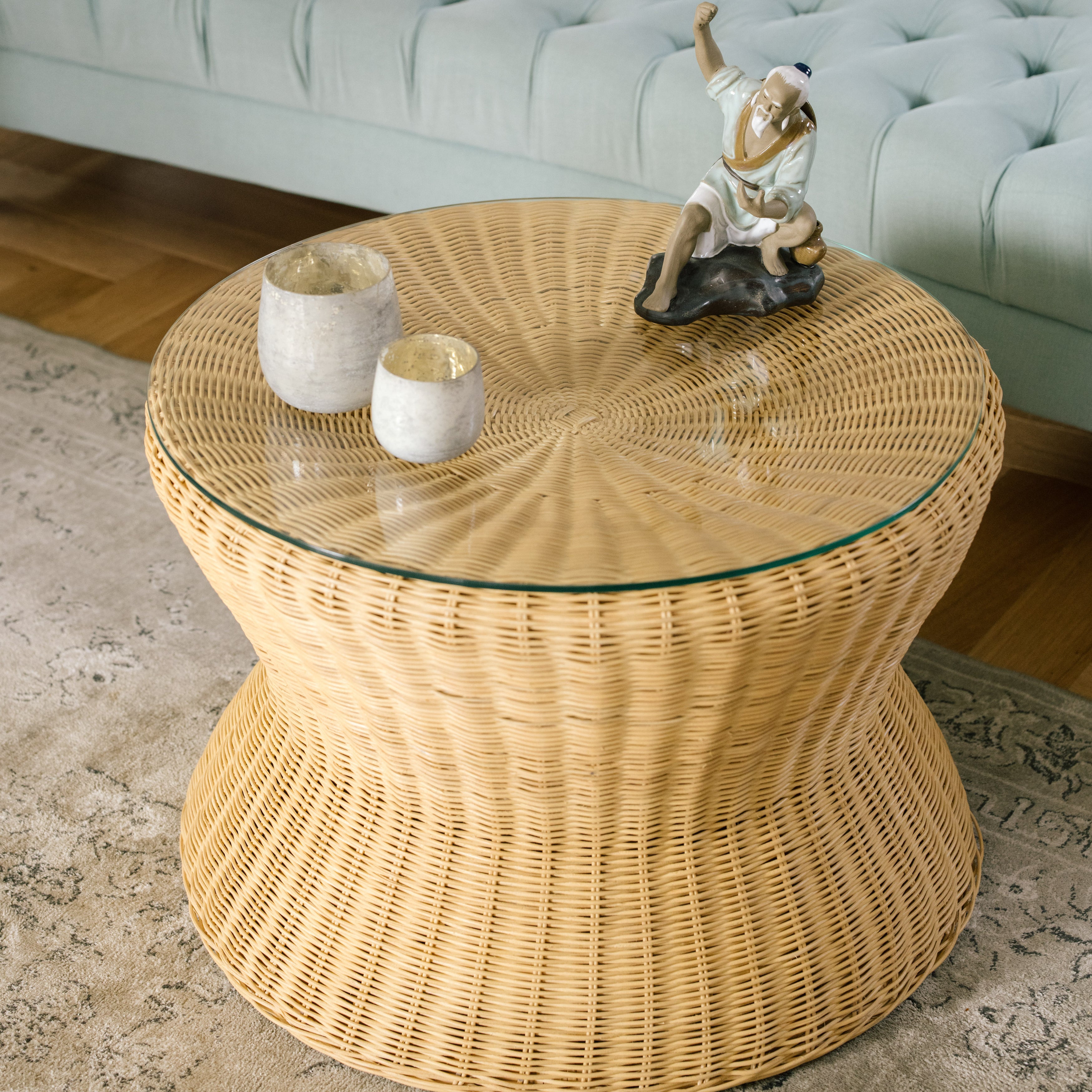 Rattan Round Coffee Table