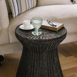 Mantar Form Rattan Yan Sehpa