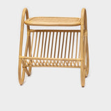 Natural rattan dergilik yan sehpa, ön ürün görseli