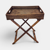 Rattan Tepsili Yan Sehpa – Butler Tray