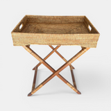 Rattan Tepsili Yan Sehpa – Butler Tray