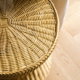 Mantar Form Rattan Yan Sehpa