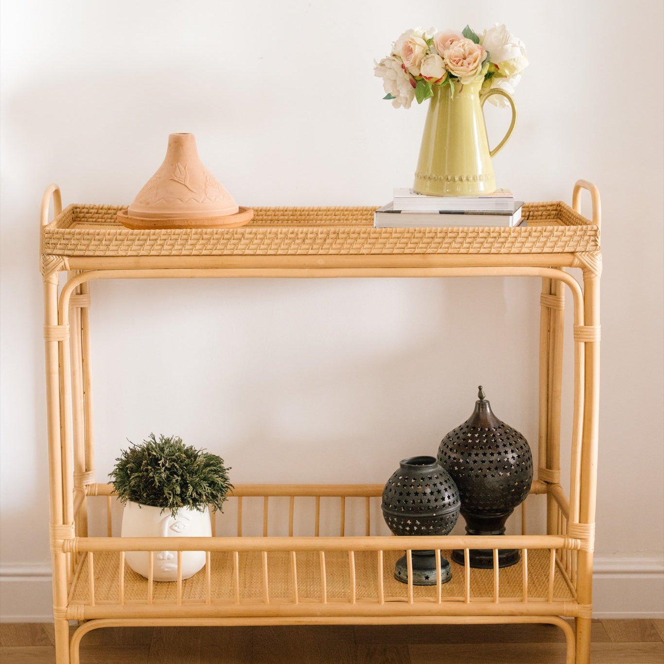 Rattan Console Table