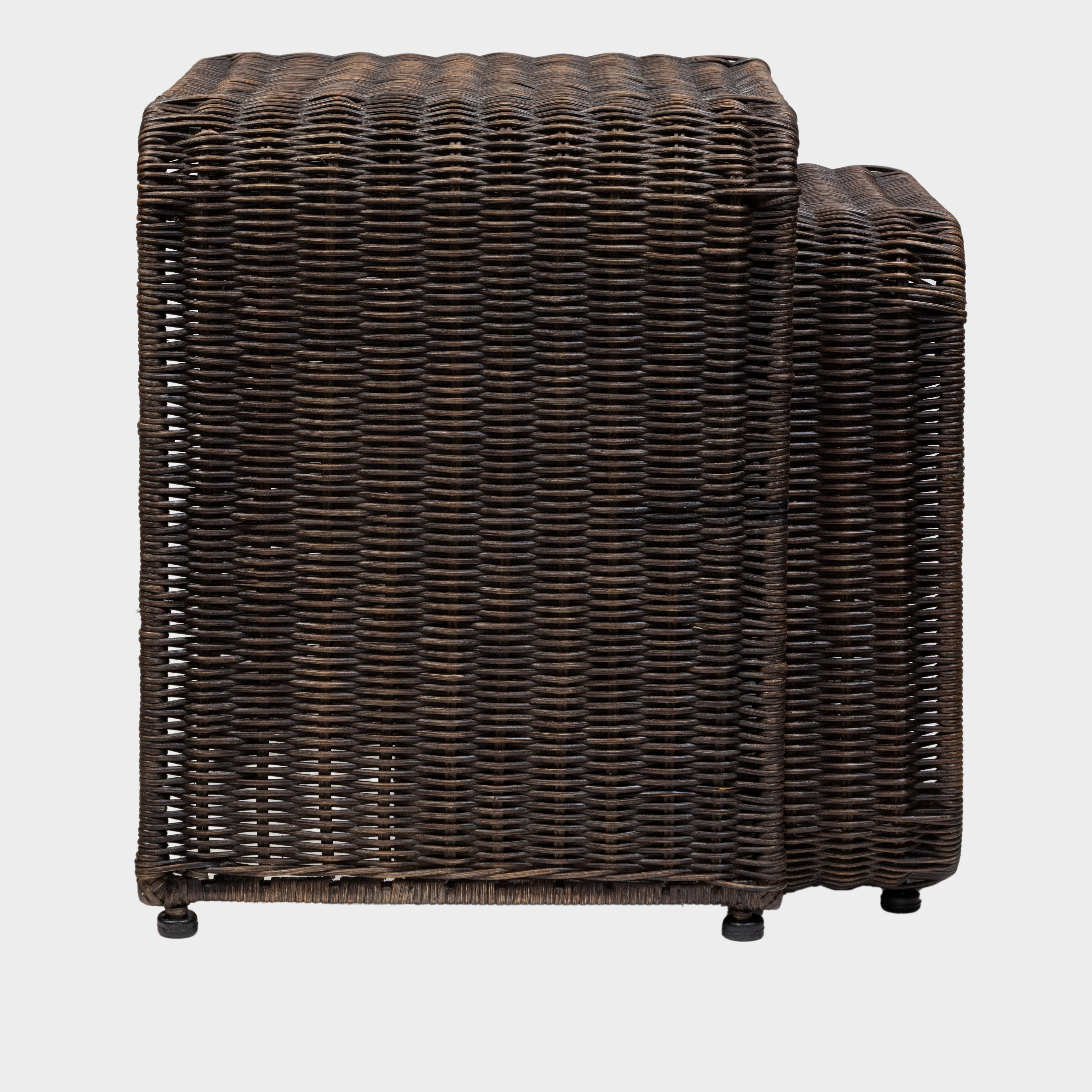 Rattan Side Table Set (Set of 2)