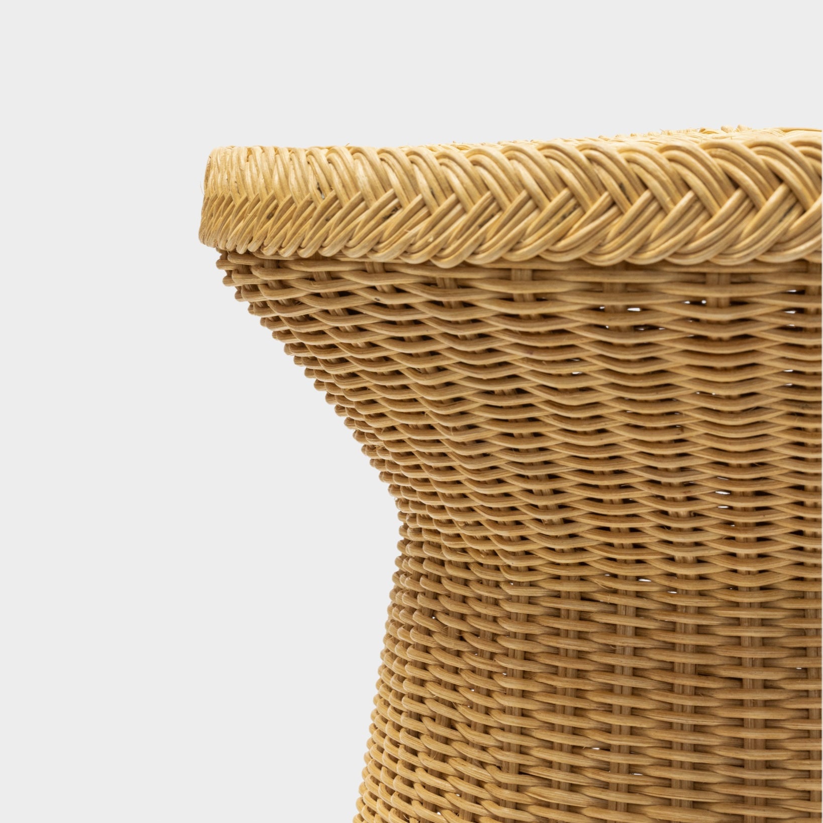 Mushroom Rattan Side Table