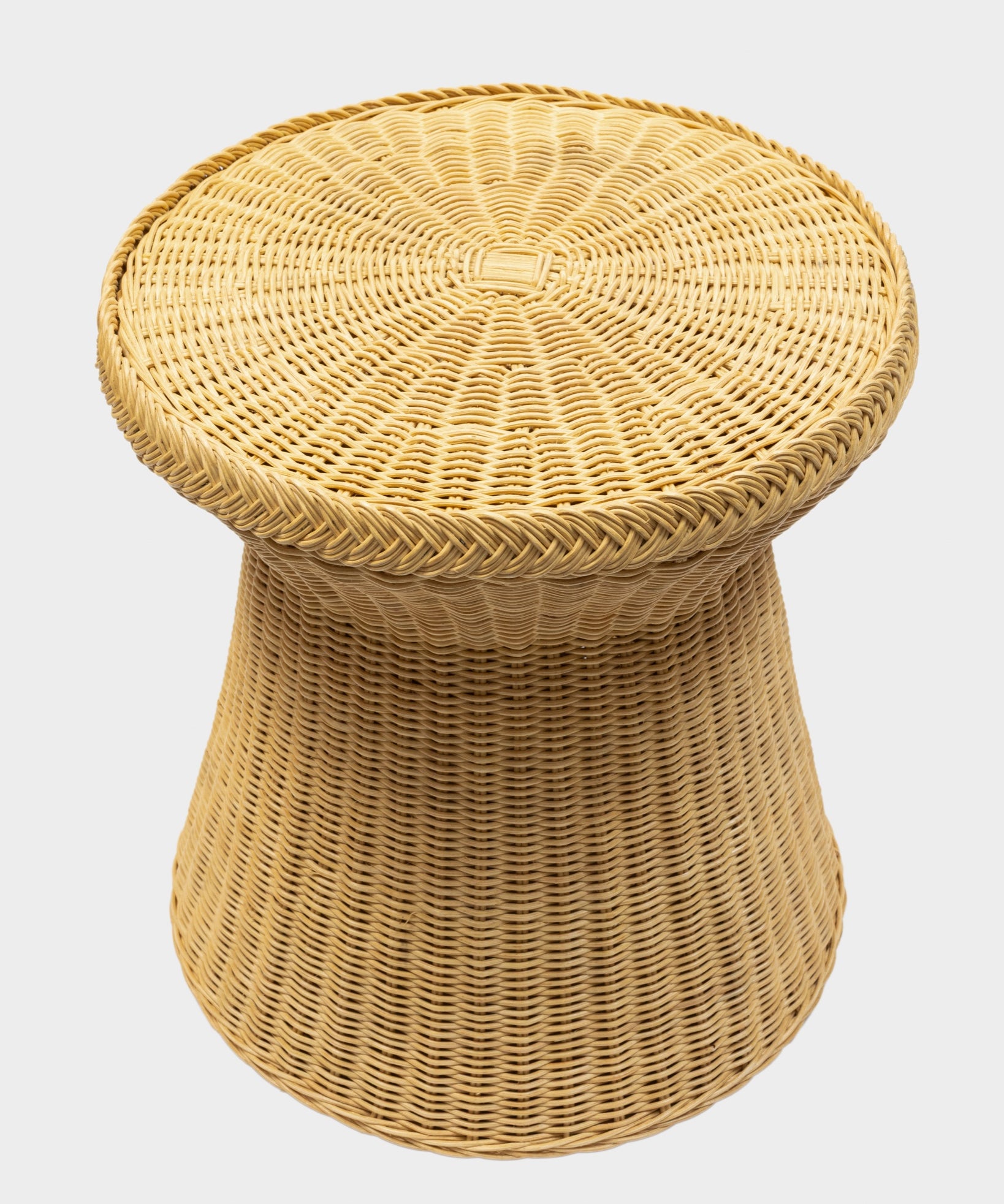 Mantar Form Rattan Yan Sehpa