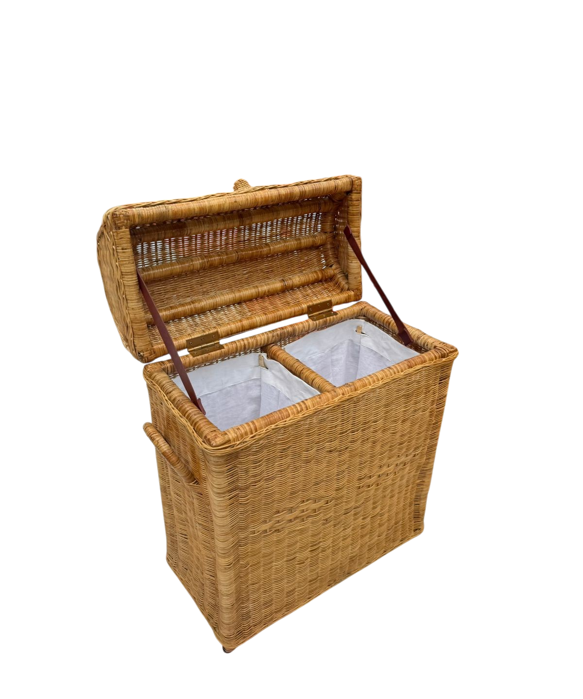 Rattan Dekoratif Çamaşır Sepeti
