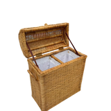 Rattan Dekoratif Çamaşır Sepeti